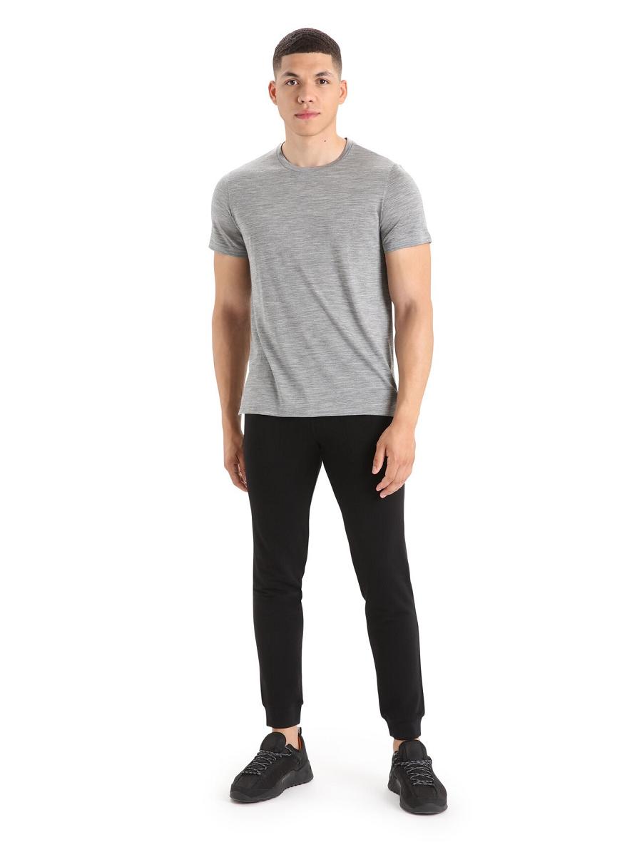 Metro Heather Icebreaker Merino Sphere II Short Sleeve Men's T Shirts | AU 1154YXFU